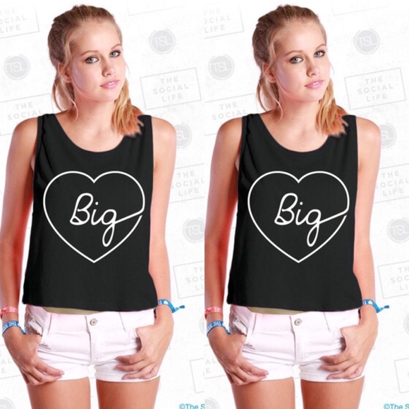 3/$25 NWOT Sorority “Big” Tank Top - Picture 1 of 3